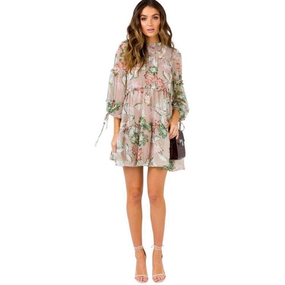 NWT Princess Polly Eden Bloom Mini Dress - Picture 2 of 8